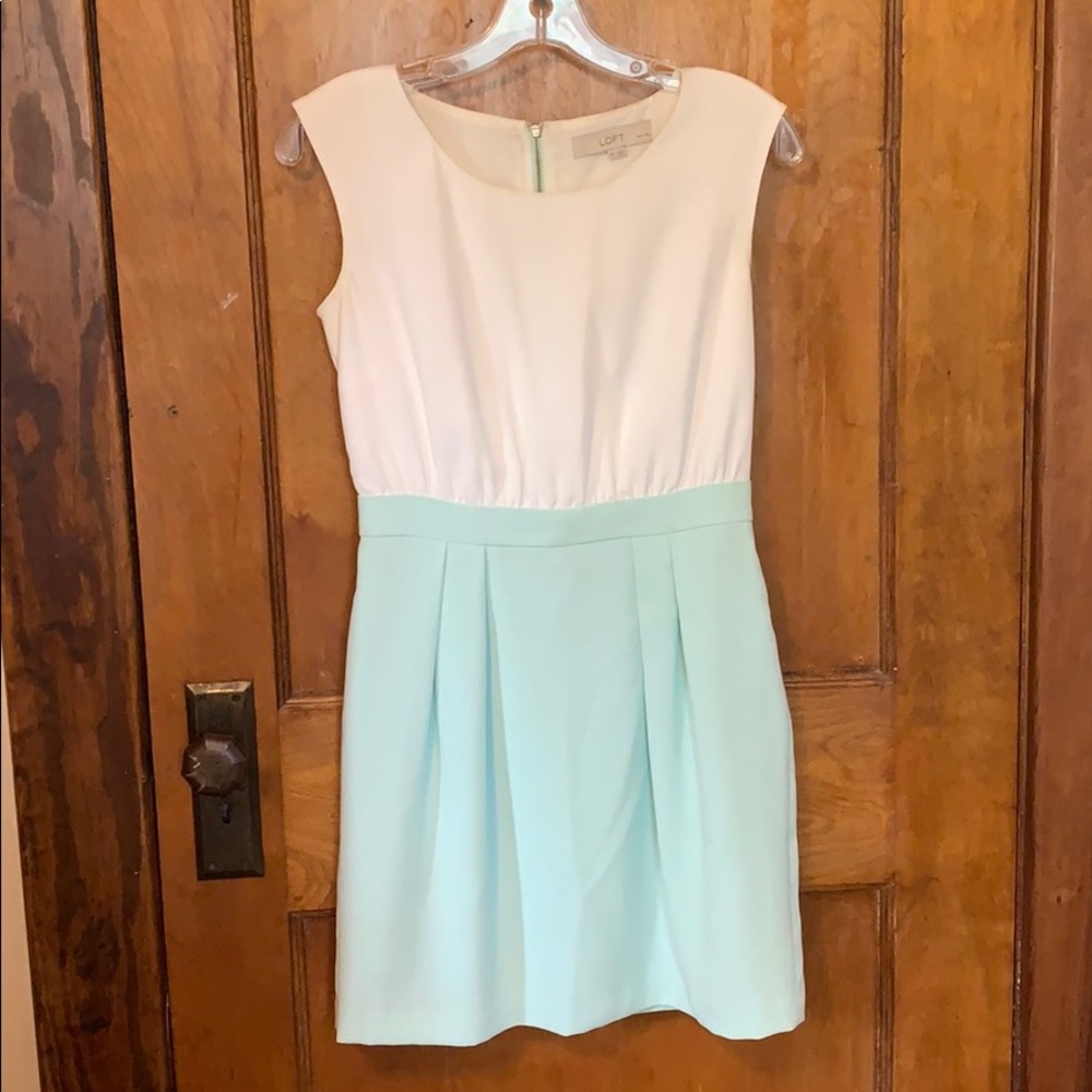 Loft color block dress